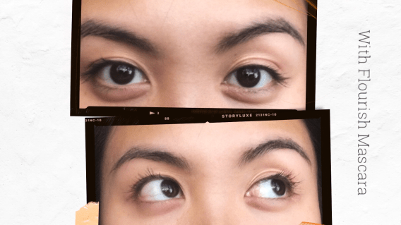 Eyes using Flourish mascara
